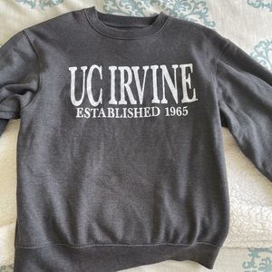 UC Irvine dark grey crew neck-Jansport size Small